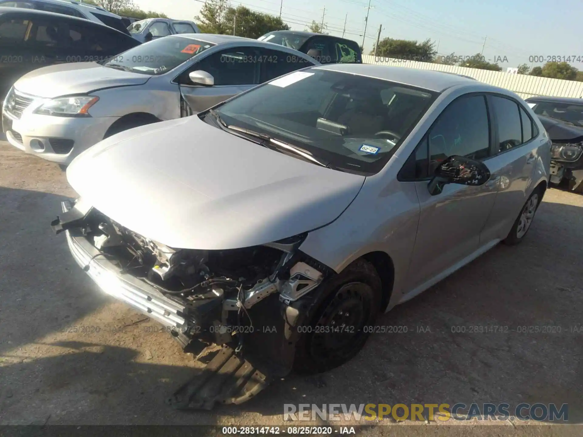 2 Photograph of a damaged car 5YFEPRAEXLP113559 TOYOTA COROLLA 2020