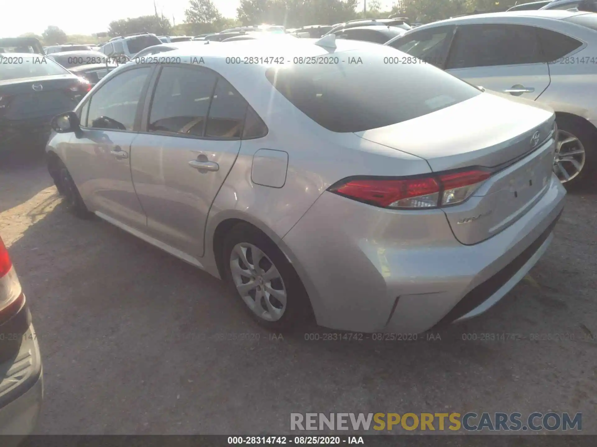 3 Photograph of a damaged car 5YFEPRAEXLP113559 TOYOTA COROLLA 2020