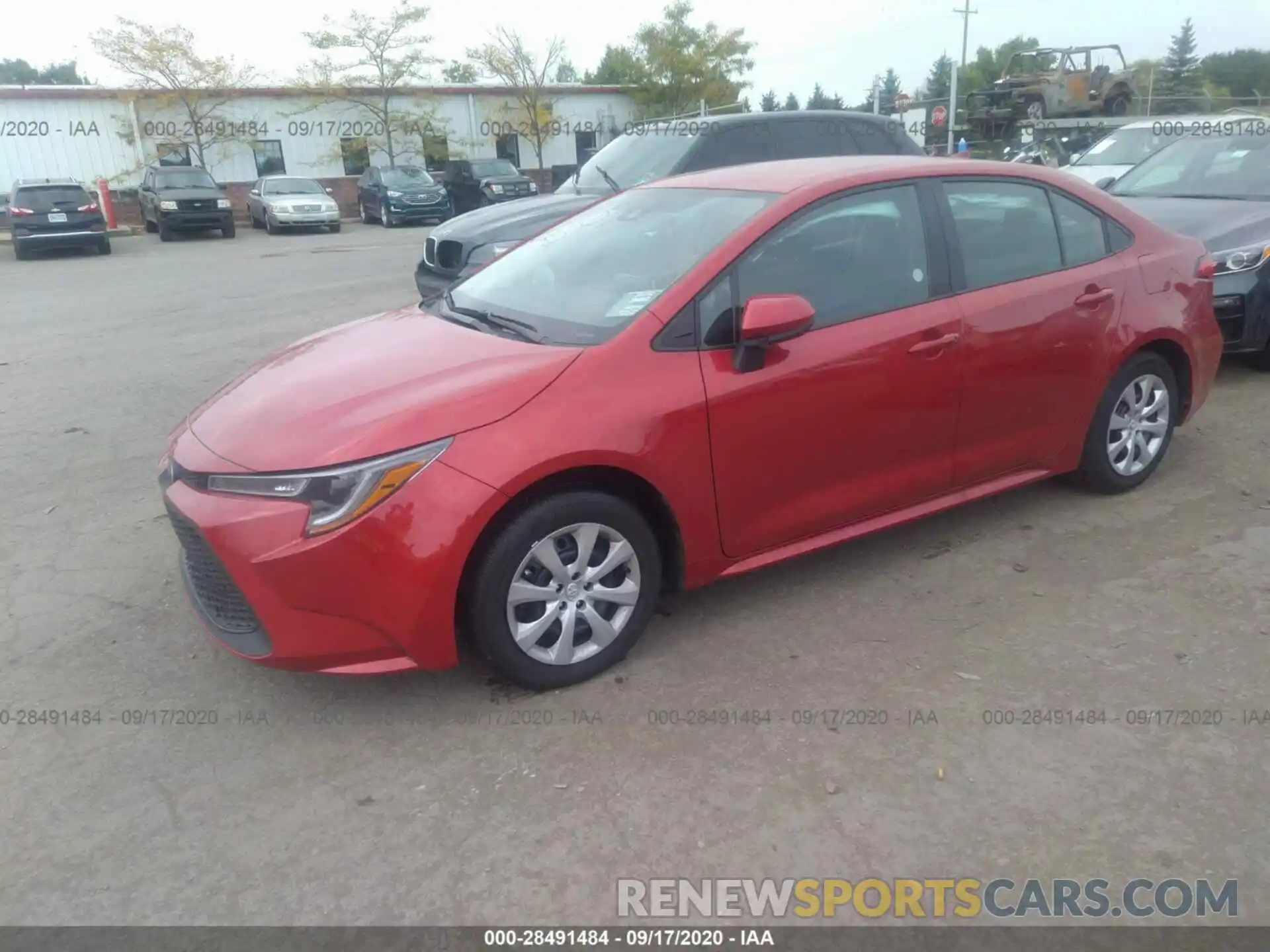 2 Photograph of a damaged car 5YFEPRAEXLP113951 TOYOTA COROLLA 2020