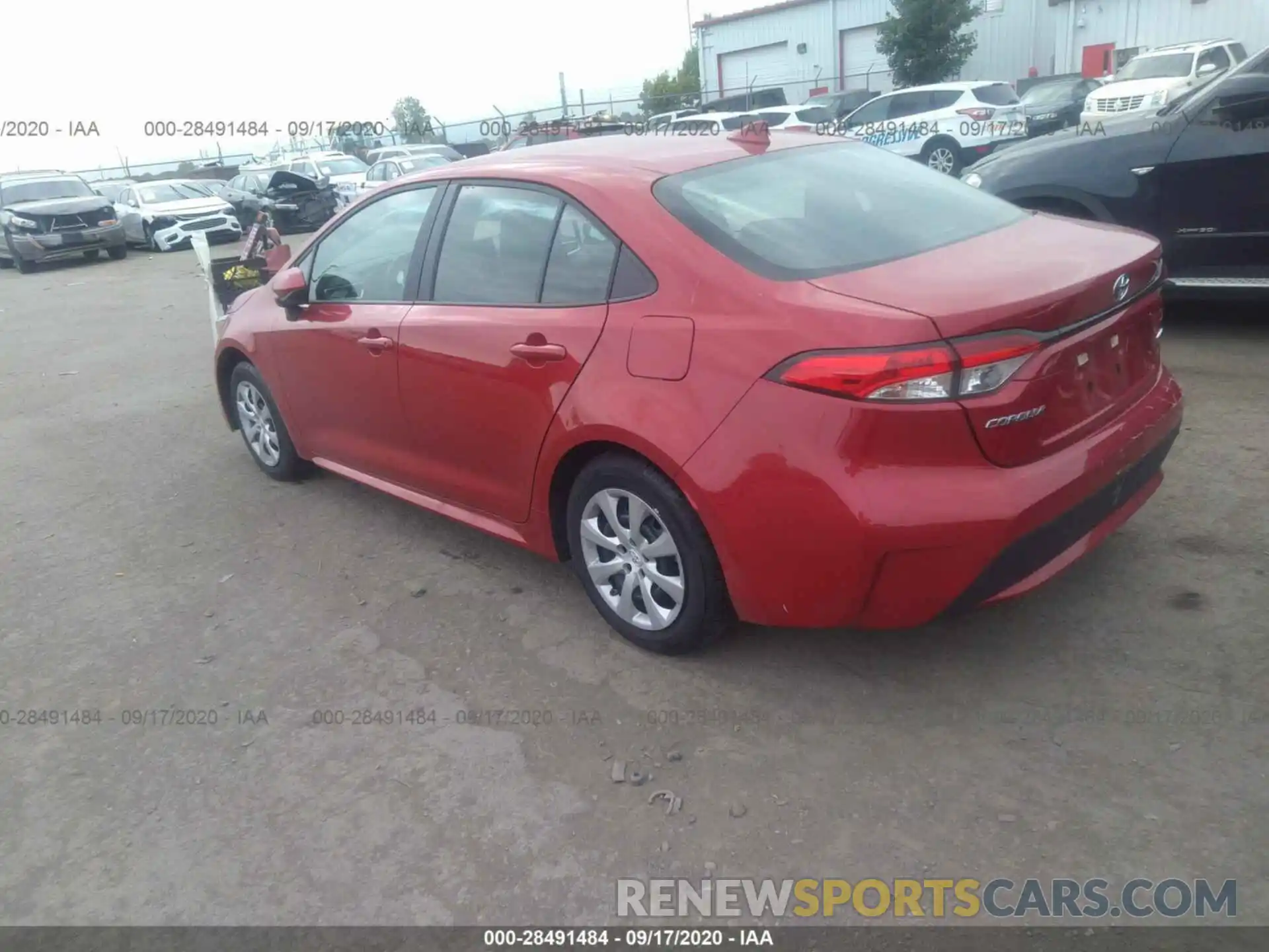 3 Photograph of a damaged car 5YFEPRAEXLP113951 TOYOTA COROLLA 2020