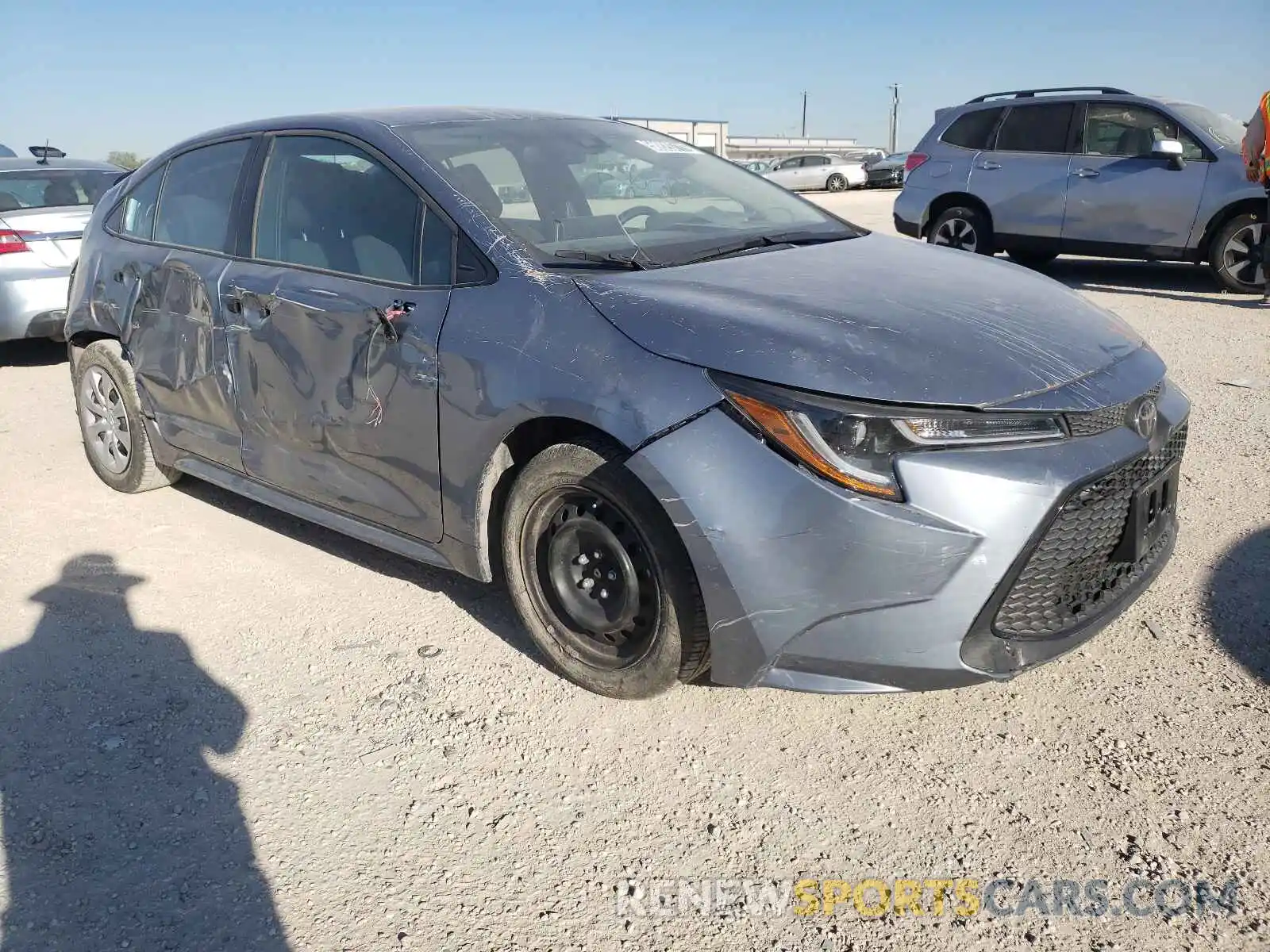 1 Photograph of a damaged car 5YFEPRAEXLP114257 TOYOTA COROLLA 2020