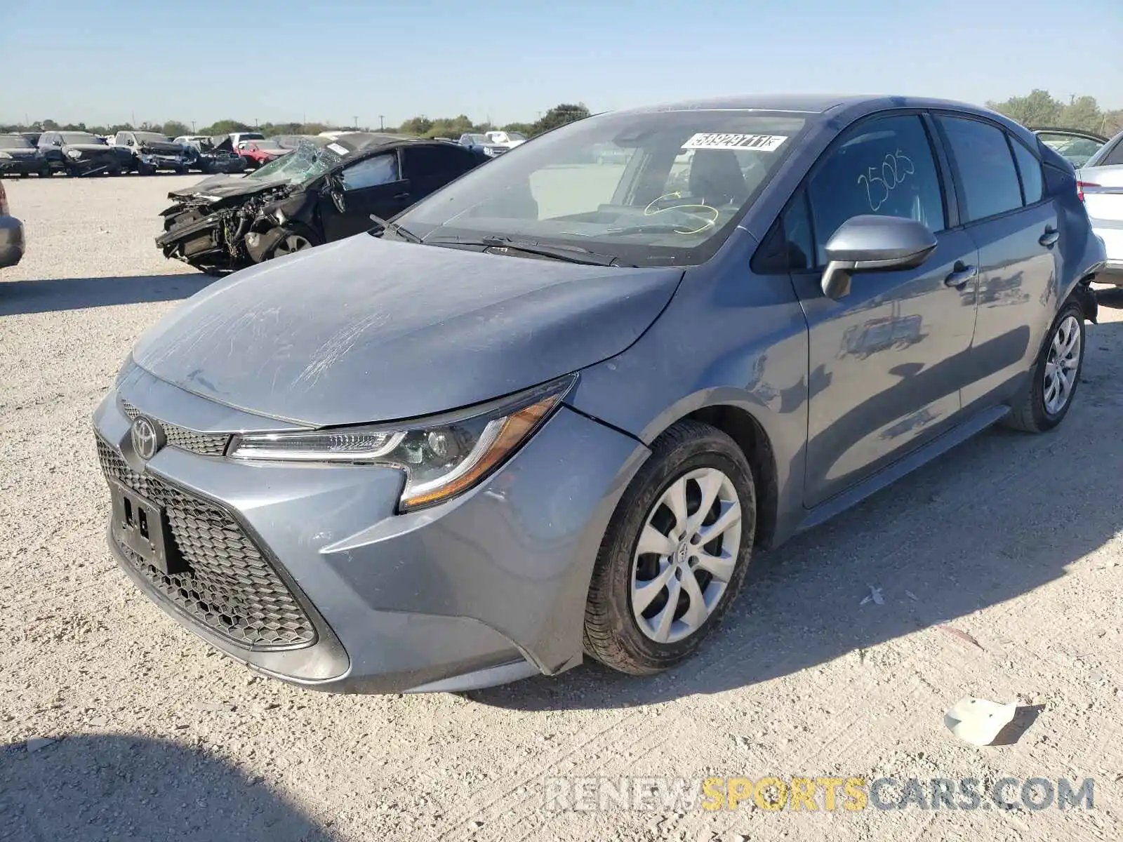 2 Photograph of a damaged car 5YFEPRAEXLP114257 TOYOTA COROLLA 2020