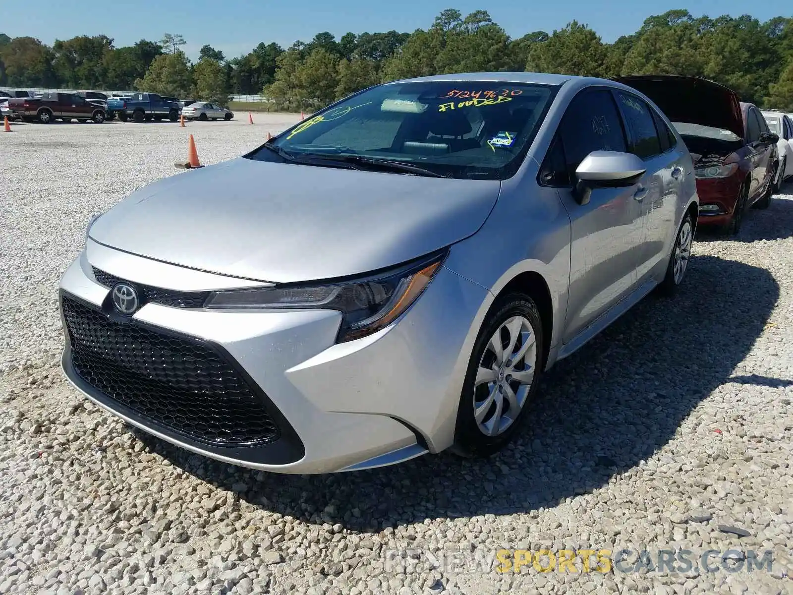 2 Photograph of a damaged car 5YFEPRAEXLP115747 TOYOTA COROLLA 2020