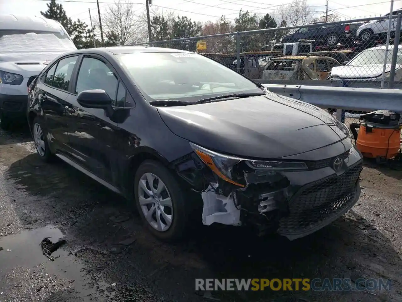 1 Photograph of a damaged car 5YFEPRAEXLP115909 TOYOTA COROLLA 2020