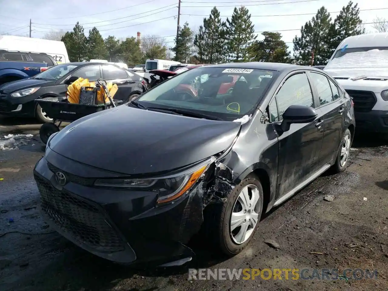 2 Photograph of a damaged car 5YFEPRAEXLP115909 TOYOTA COROLLA 2020