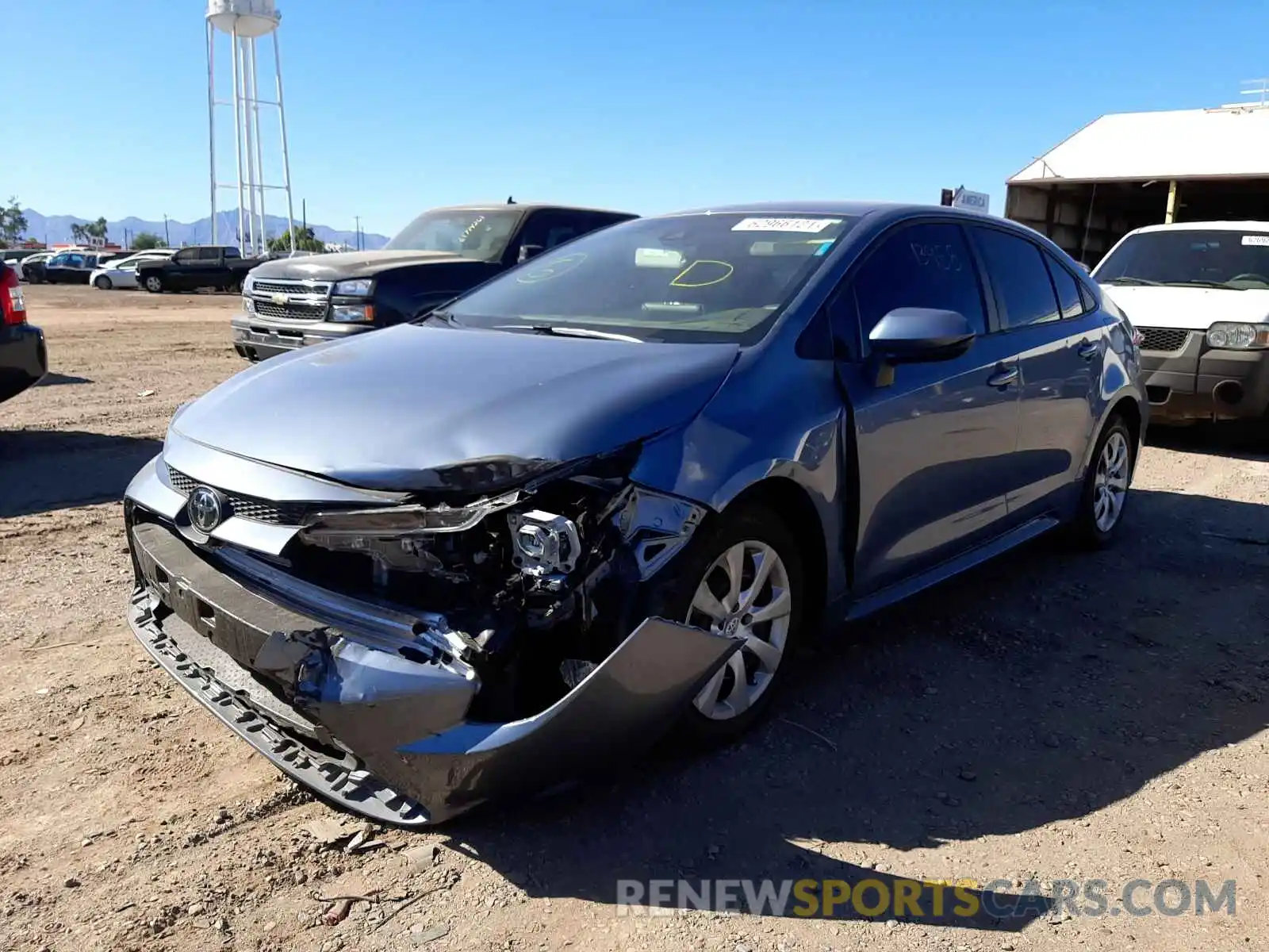 2 Photograph of a damaged car 5YFEPRAEXLP116882 TOYOTA COROLLA 2020