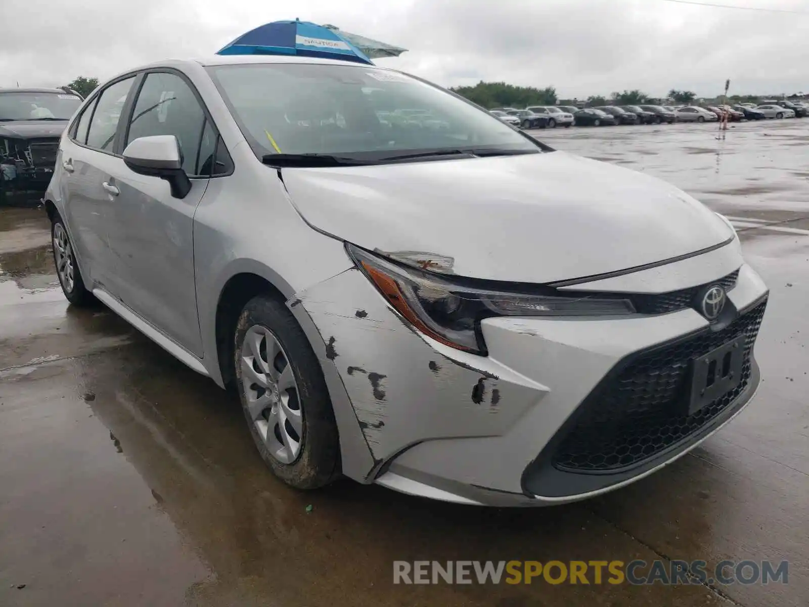 1 Photograph of a damaged car 5YFEPRAEXLP117255 TOYOTA COROLLA 2020