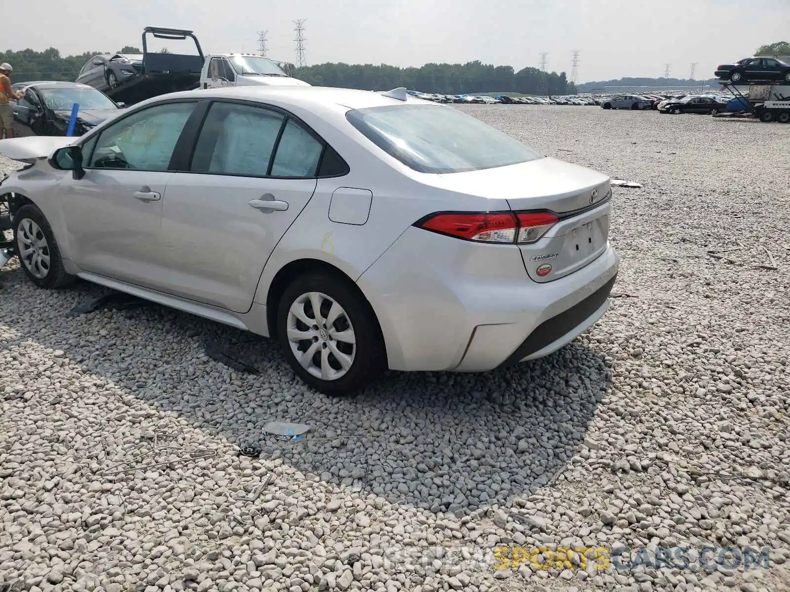 3 Photograph of a damaged car 5YFEPRAEXLP117336 TOYOTA COROLLA 2020