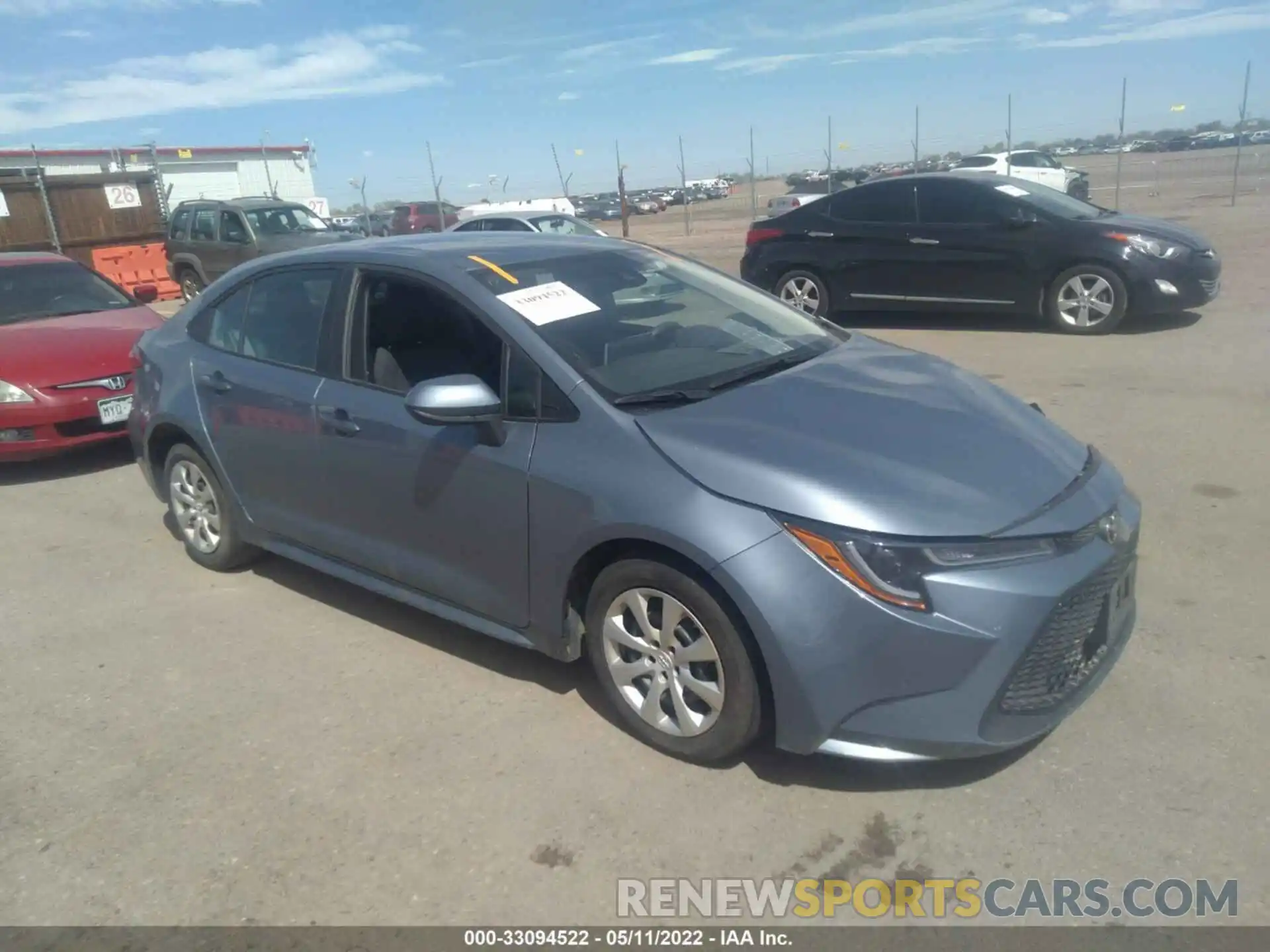 1 Photograph of a damaged car 5YFEPRAEXLP117465 TOYOTA COROLLA 2020