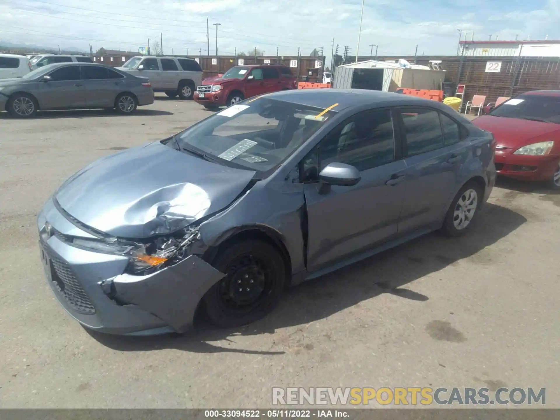 2 Photograph of a damaged car 5YFEPRAEXLP117465 TOYOTA COROLLA 2020