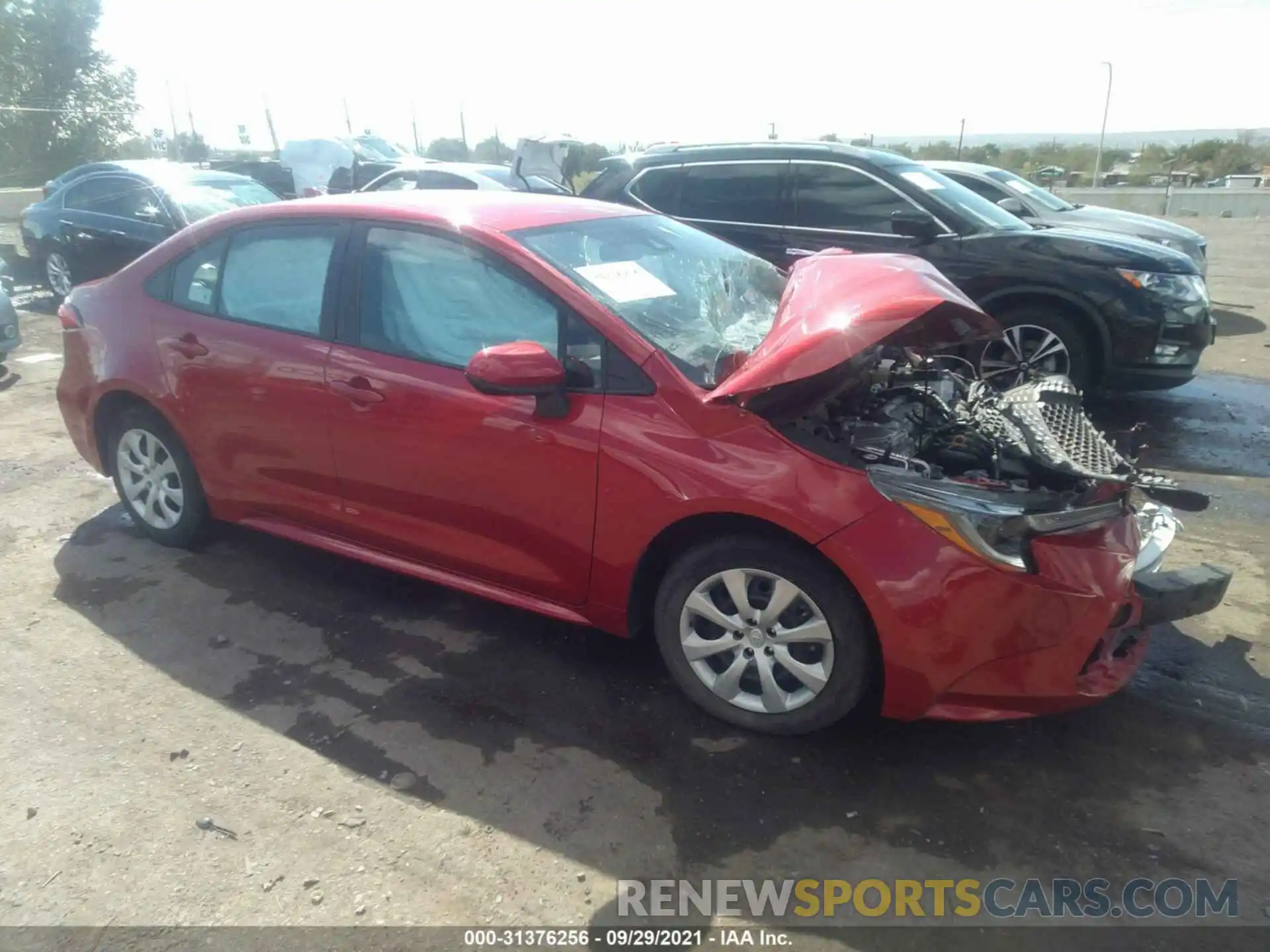 1 Photograph of a damaged car 5YFEPRAEXLP118034 TOYOTA COROLLA 2020