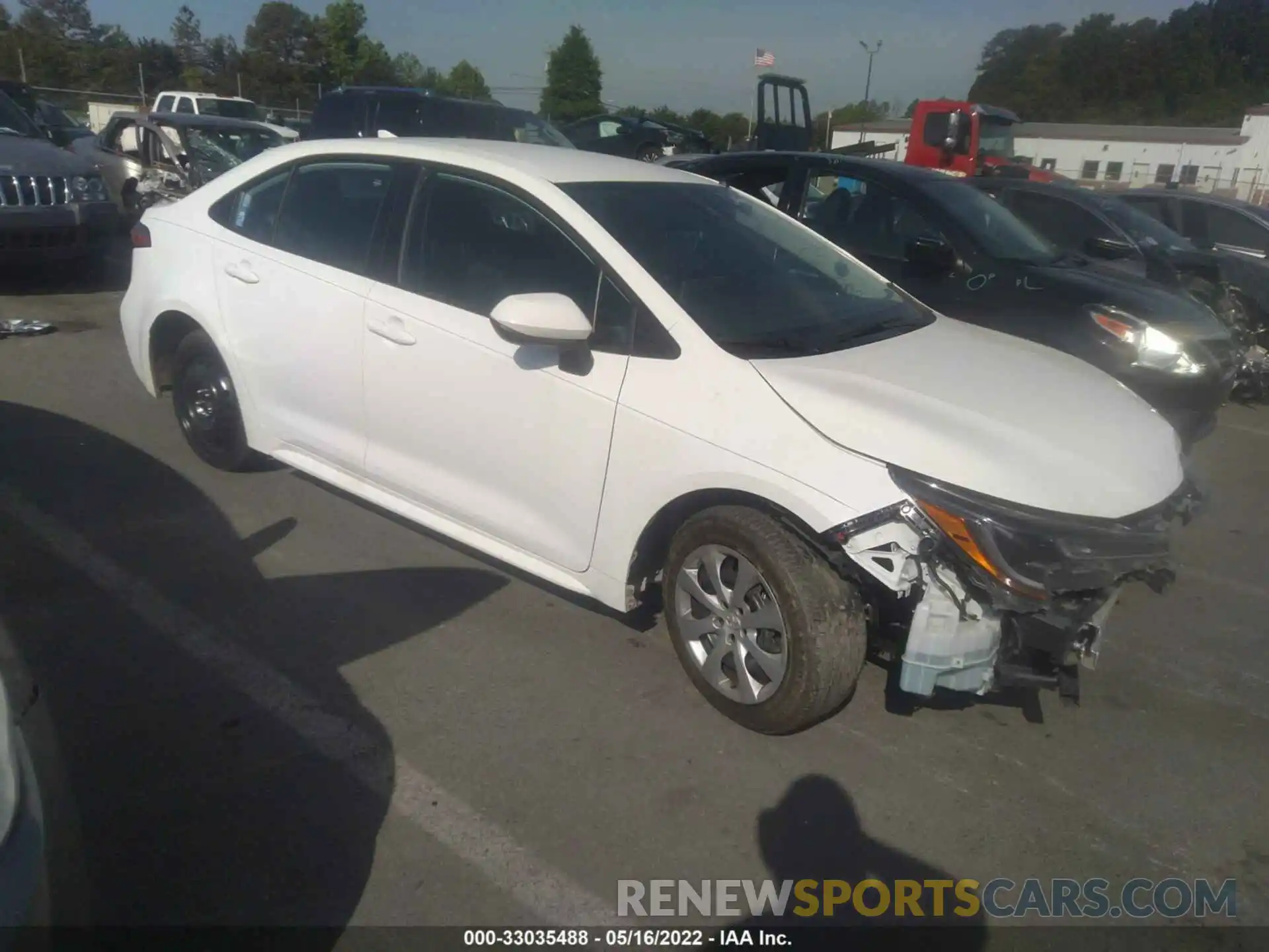 1 Photograph of a damaged car 5YFEPRAEXLP118597 TOYOTA COROLLA 2020