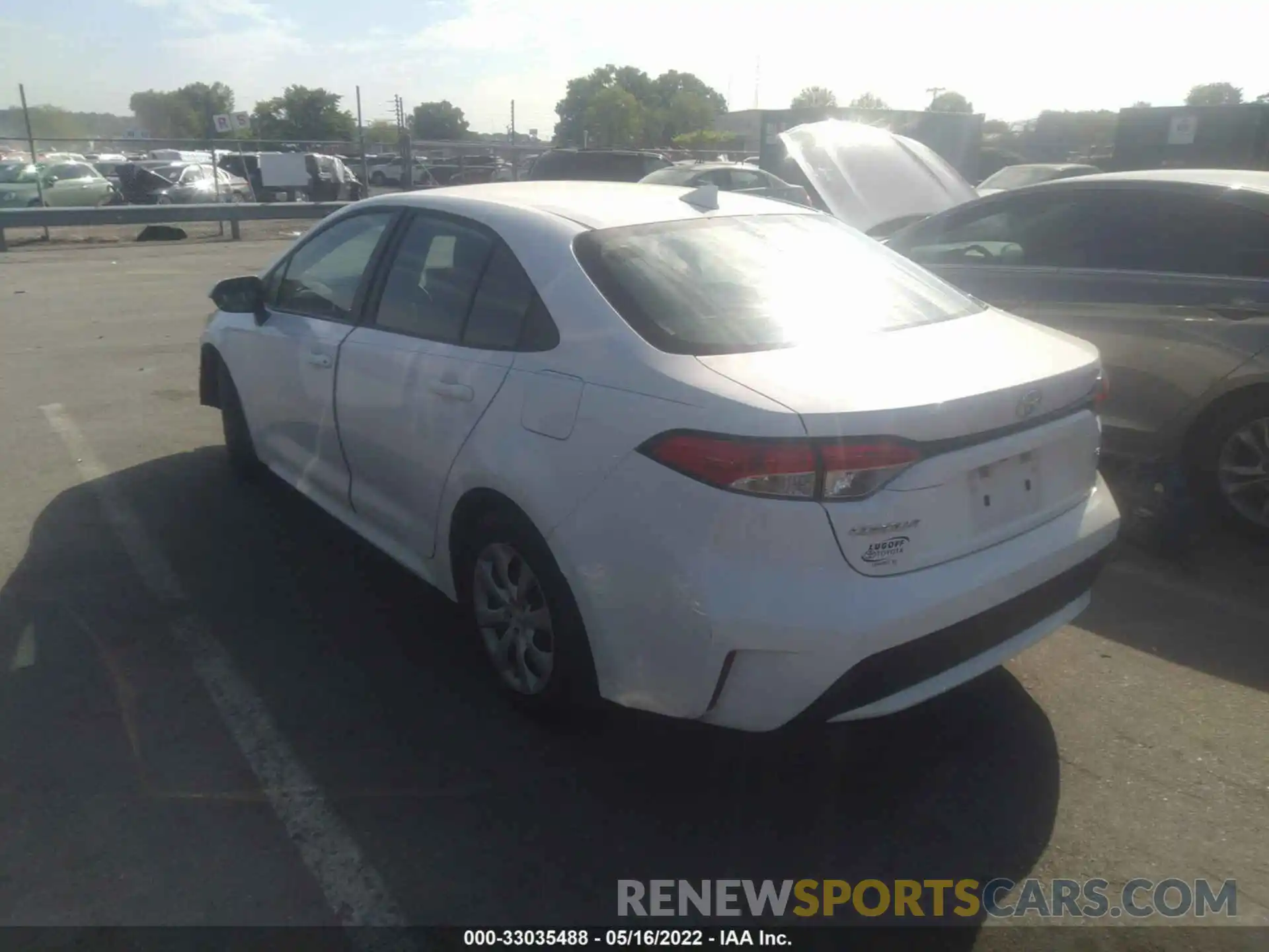 3 Photograph of a damaged car 5YFEPRAEXLP118597 TOYOTA COROLLA 2020