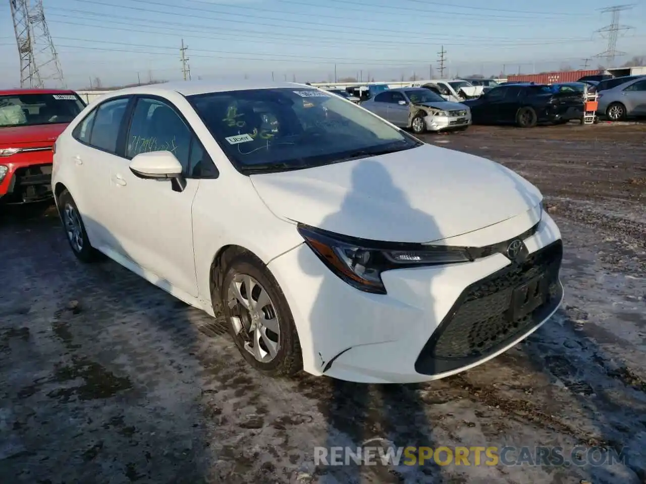 1 Photograph of a damaged car 5YFEPRAEXLP118678 TOYOTA COROLLA 2020