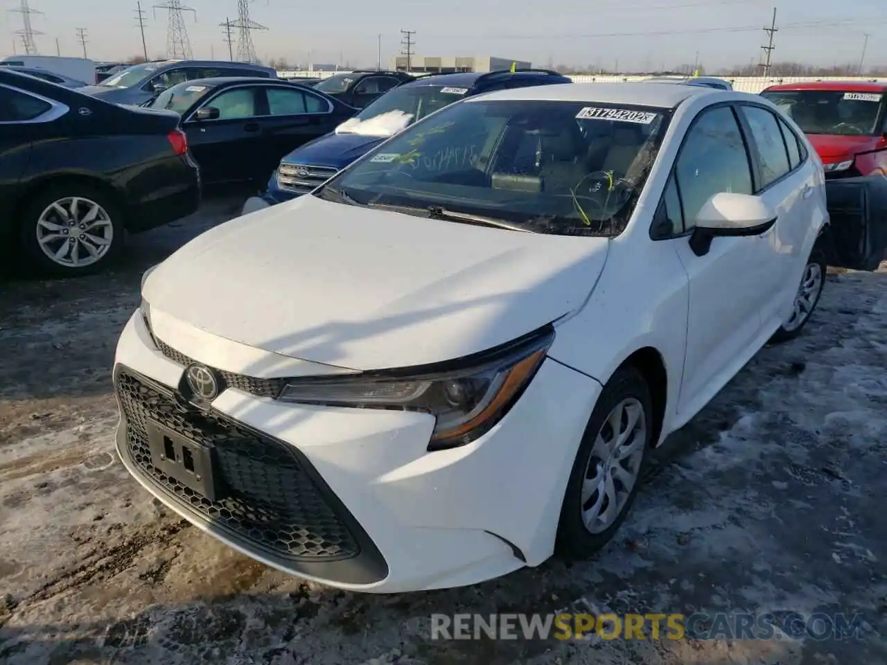 2 Photograph of a damaged car 5YFEPRAEXLP118678 TOYOTA COROLLA 2020