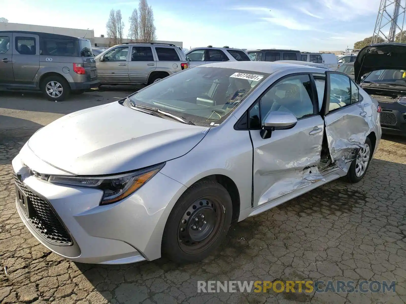 2 Photograph of a damaged car 5YFEPRAEXLP119037 TOYOTA COROLLA 2020