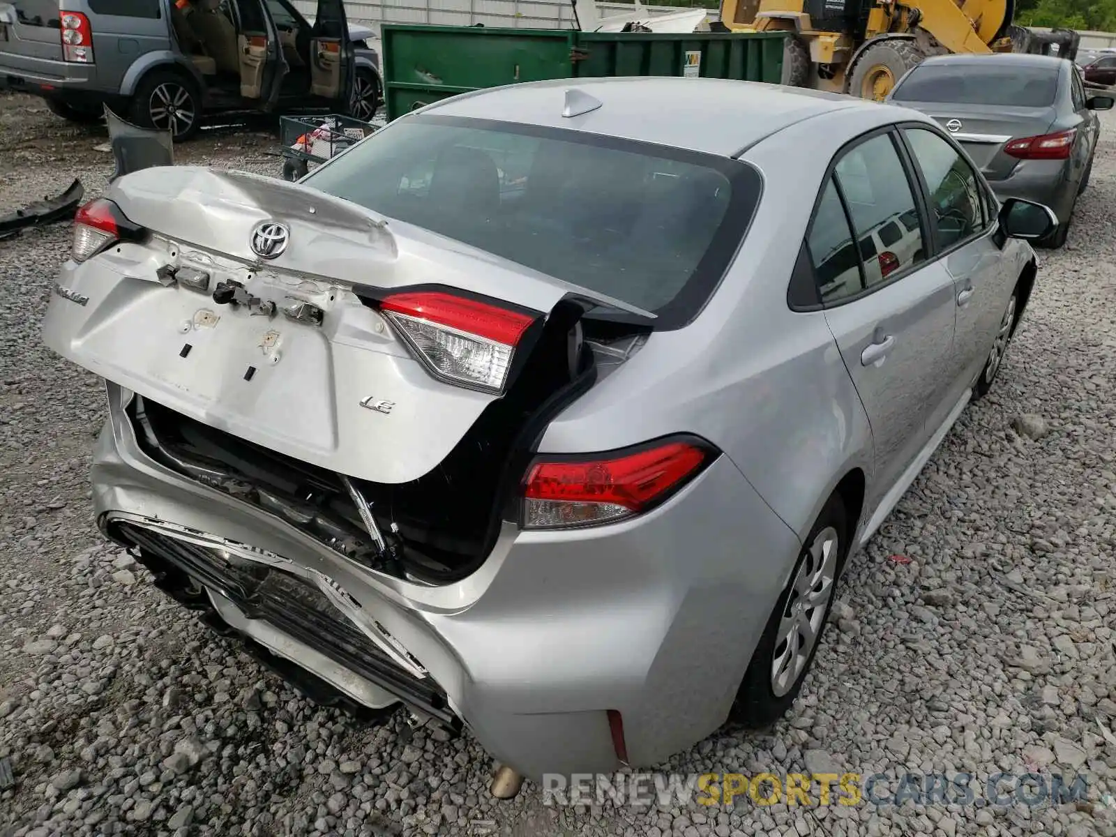 4 Фотография поврежденного автомобиля 5YFEPRAEXLP120107 TOYOTA COROLLA 2020