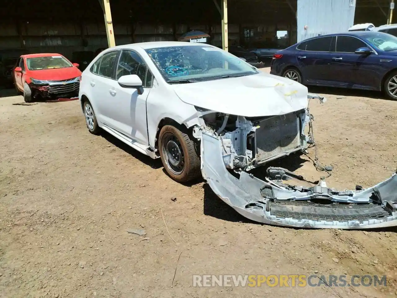 1 Photograph of a damaged car 5YFEPRAEXLP120110 TOYOTA COROLLA 2020