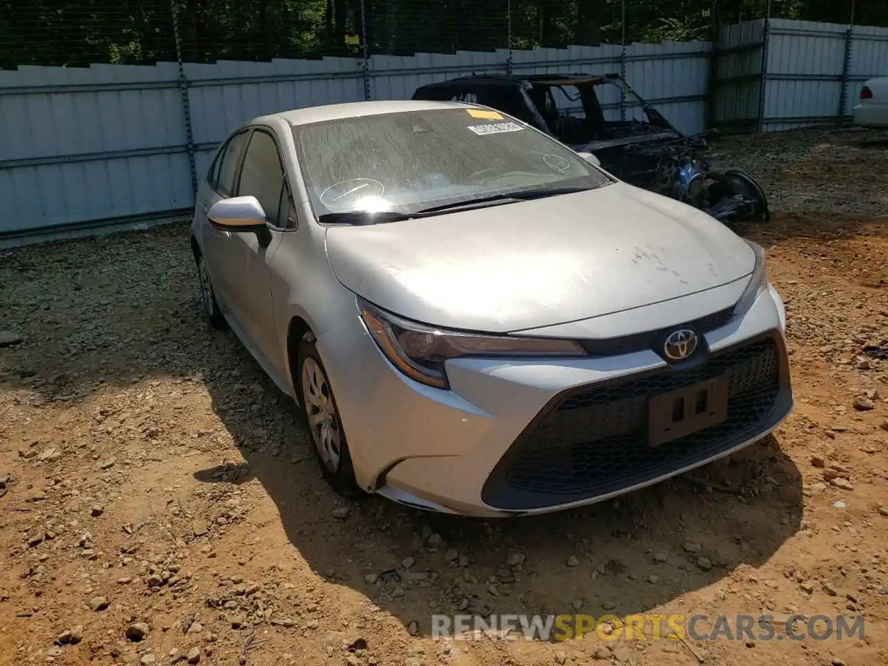 1 Photograph of a damaged car 5YFEPRAEXLP120169 TOYOTA COROLLA 2020