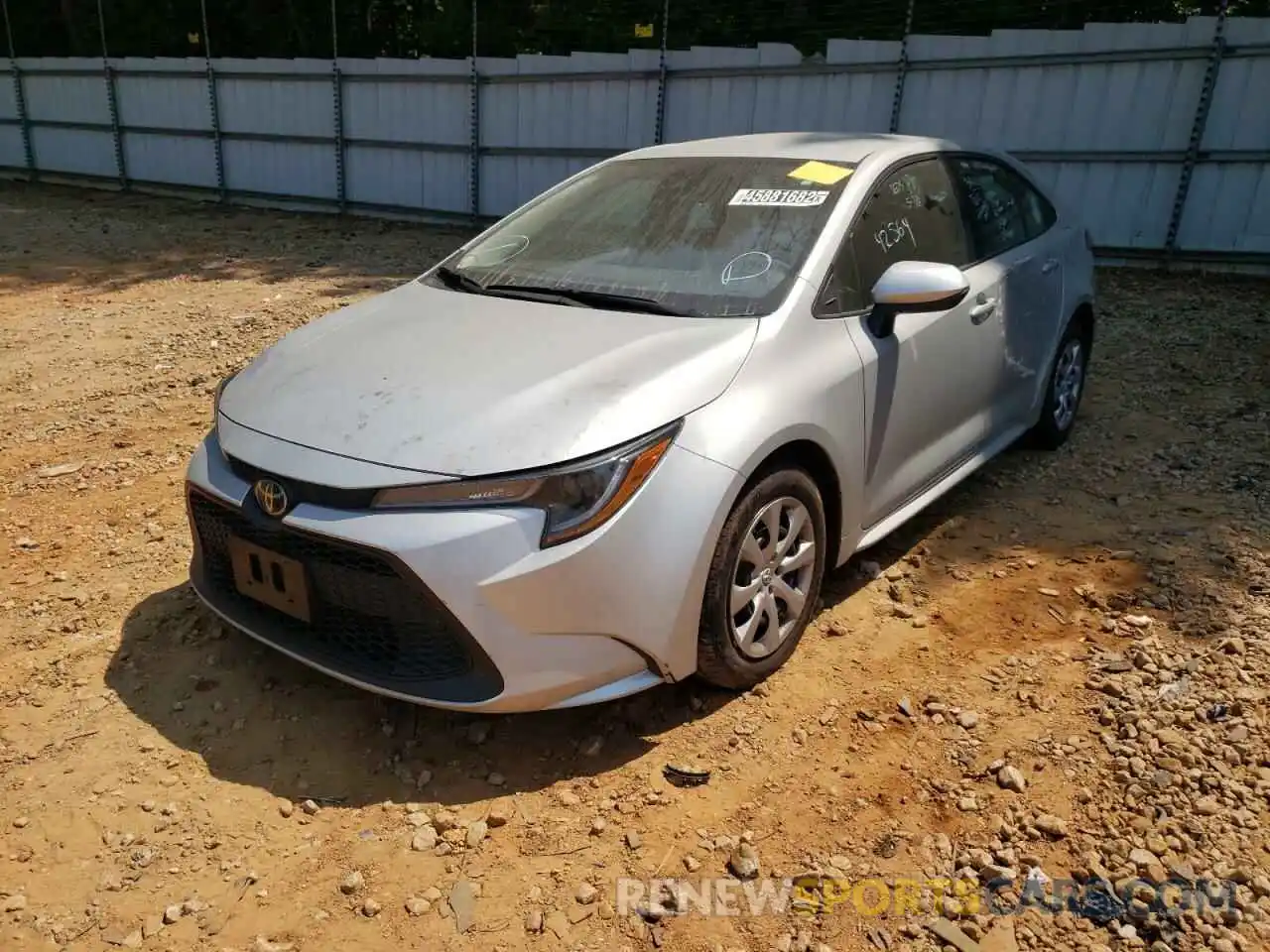 2 Photograph of a damaged car 5YFEPRAEXLP120169 TOYOTA COROLLA 2020