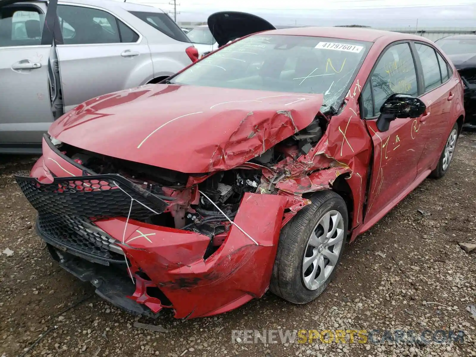 2 Photograph of a damaged car 5YFEPRAEXLP120530 TOYOTA COROLLA 2020