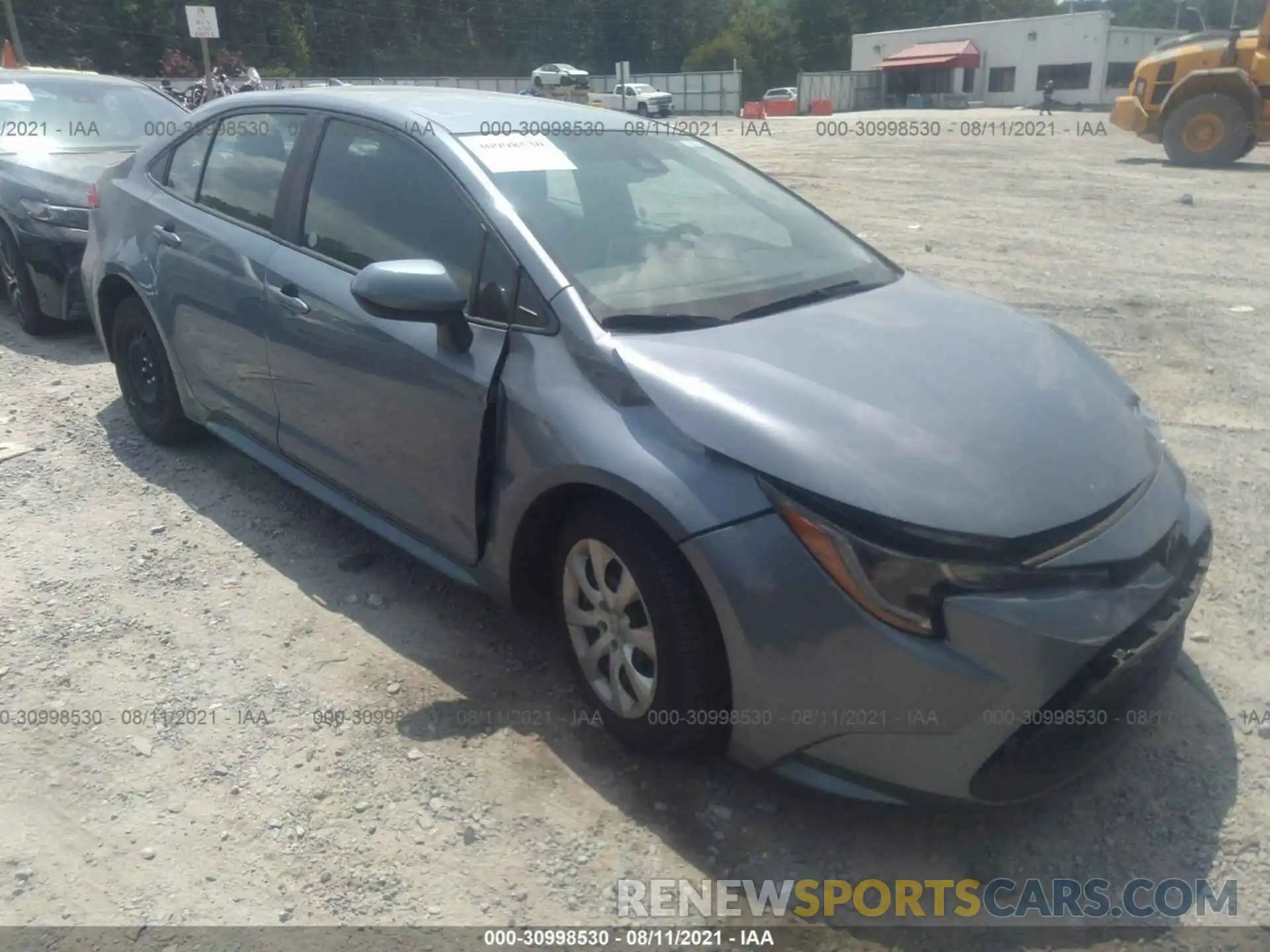 1 Photograph of a damaged car 5YFEPRAEXLP120897 TOYOTA COROLLA 2020