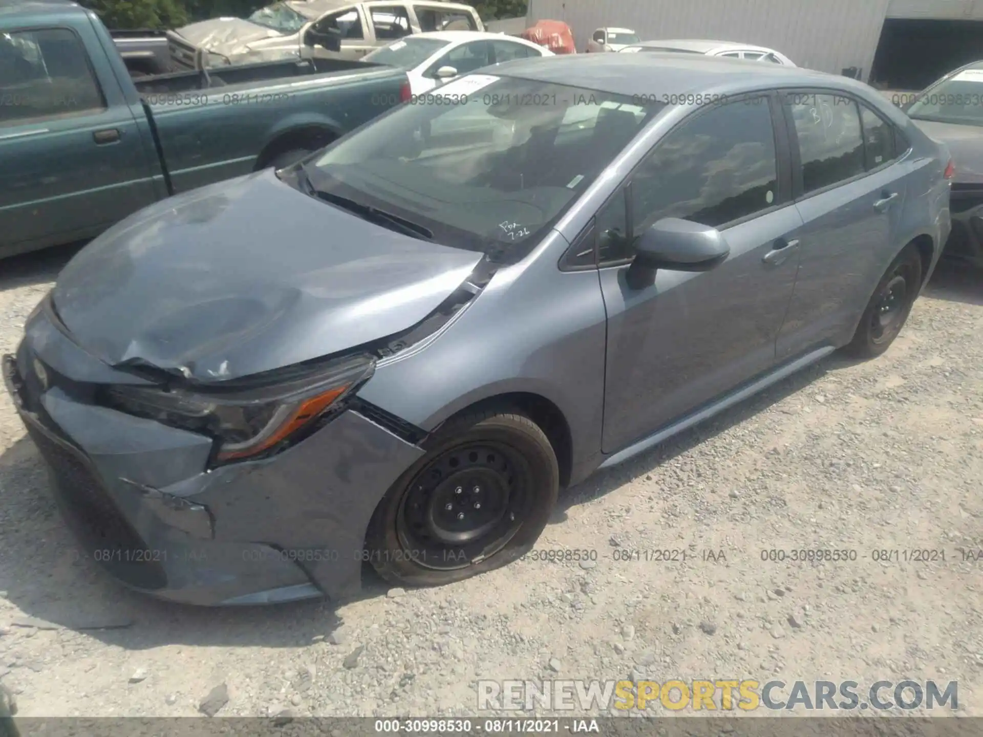 2 Photograph of a damaged car 5YFEPRAEXLP120897 TOYOTA COROLLA 2020