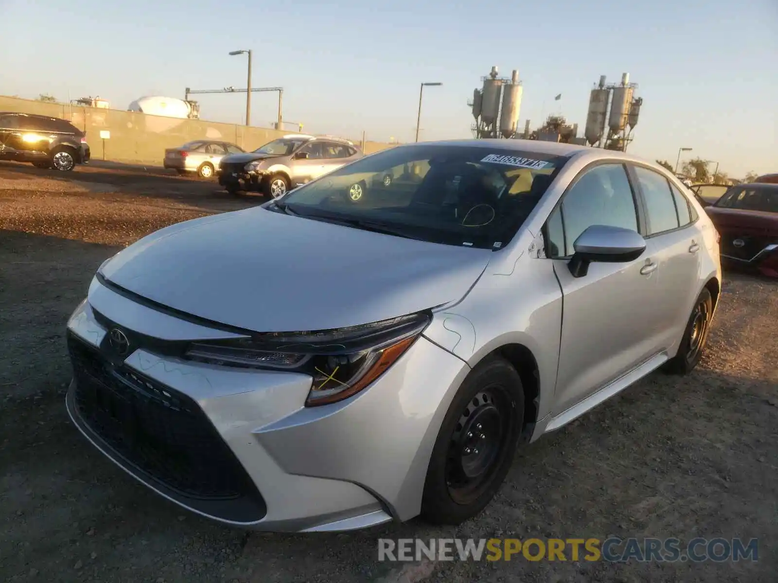 2 Photograph of a damaged car 5YFEPRAEXLP121032 TOYOTA COROLLA 2020