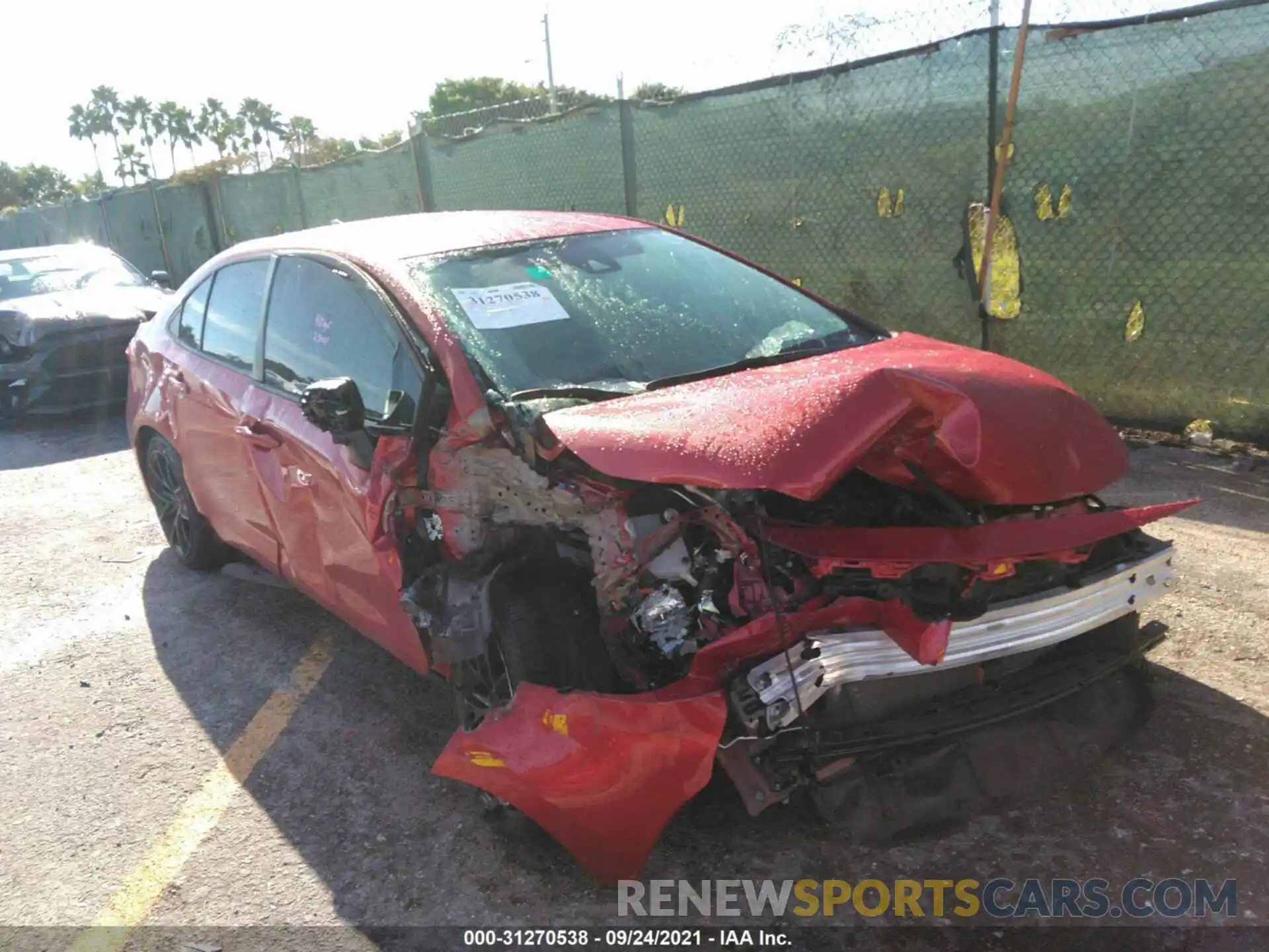 6 Photograph of a damaged car 5YFEPRAEXLP123136 TOYOTA COROLLA 2020