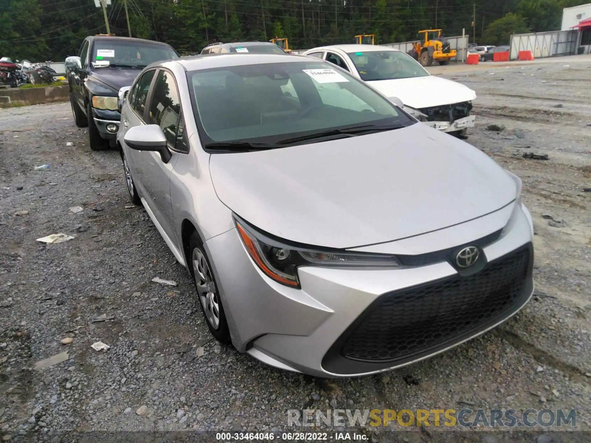 1 Photograph of a damaged car 5YFEPRAEXLP123511 TOYOTA COROLLA 2020