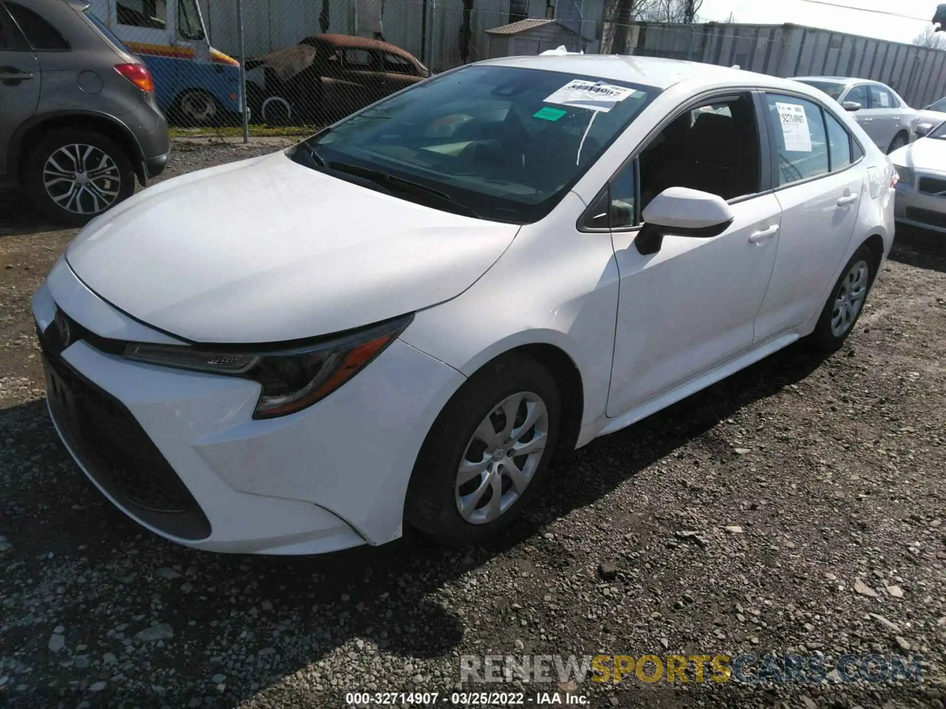 2 Photograph of a damaged car 5YFEPRAEXLP124593 TOYOTA COROLLA 2020