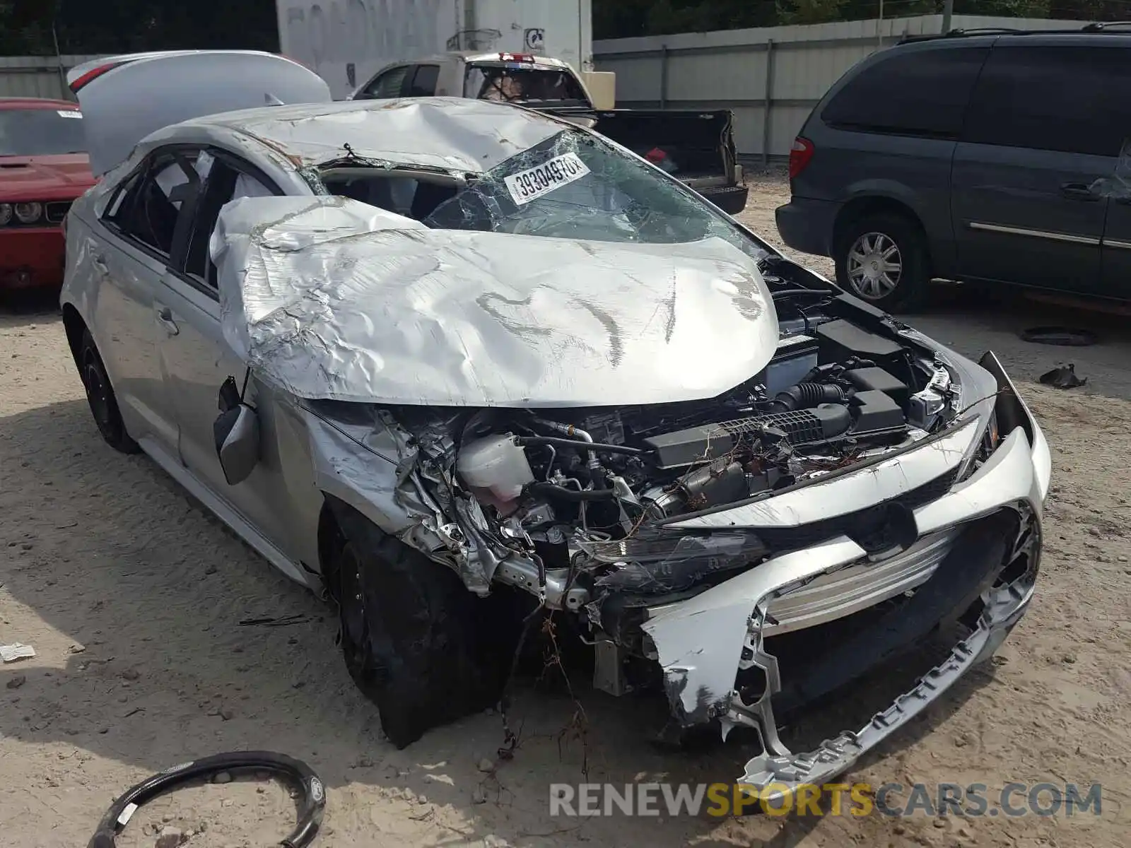 1 Photograph of a damaged car 5YFEPRAEXLP124805 TOYOTA COROLLA 2020