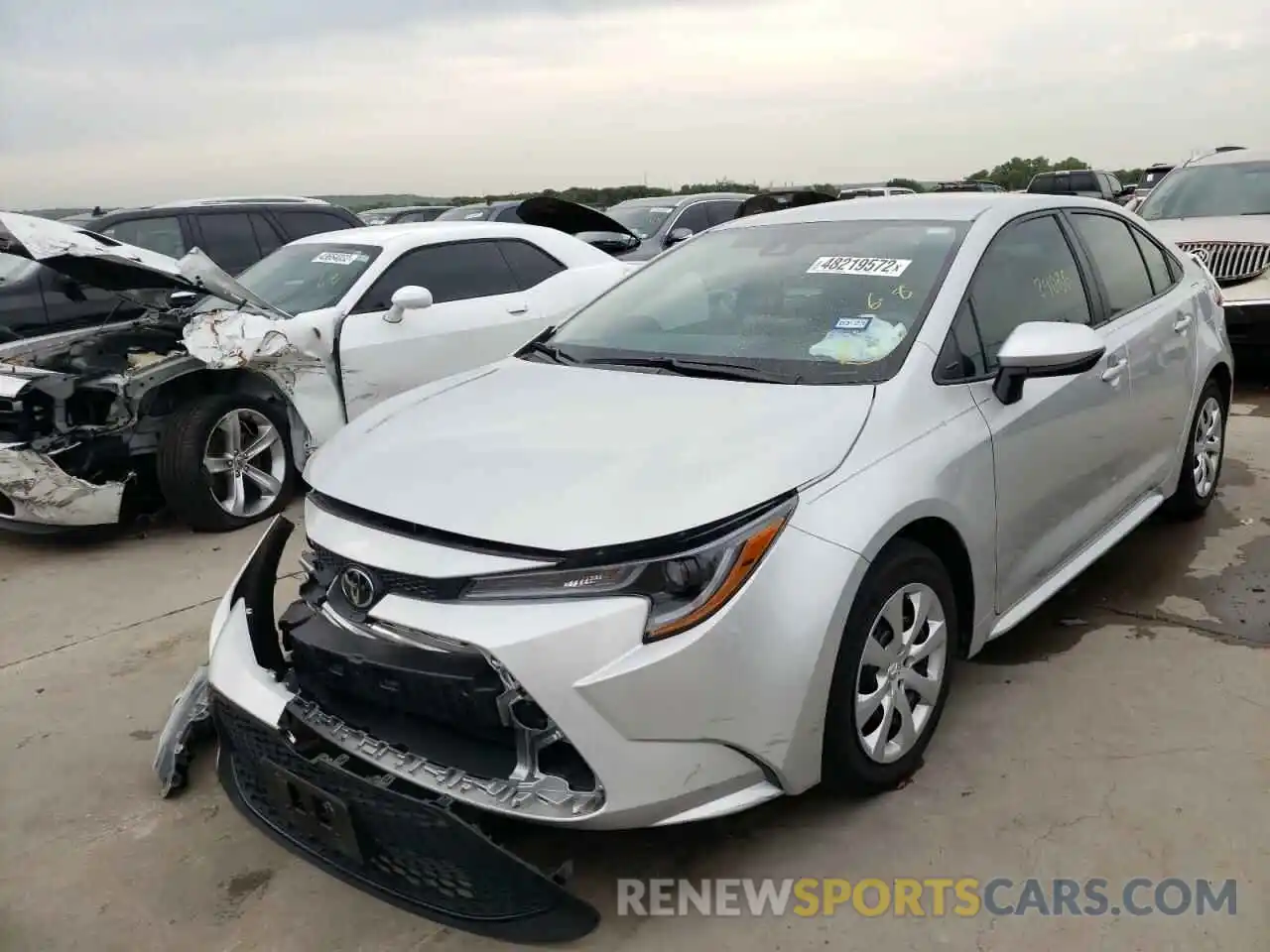 2 Photograph of a damaged car 5YFEPRAEXLP124948 TOYOTA COROLLA 2020