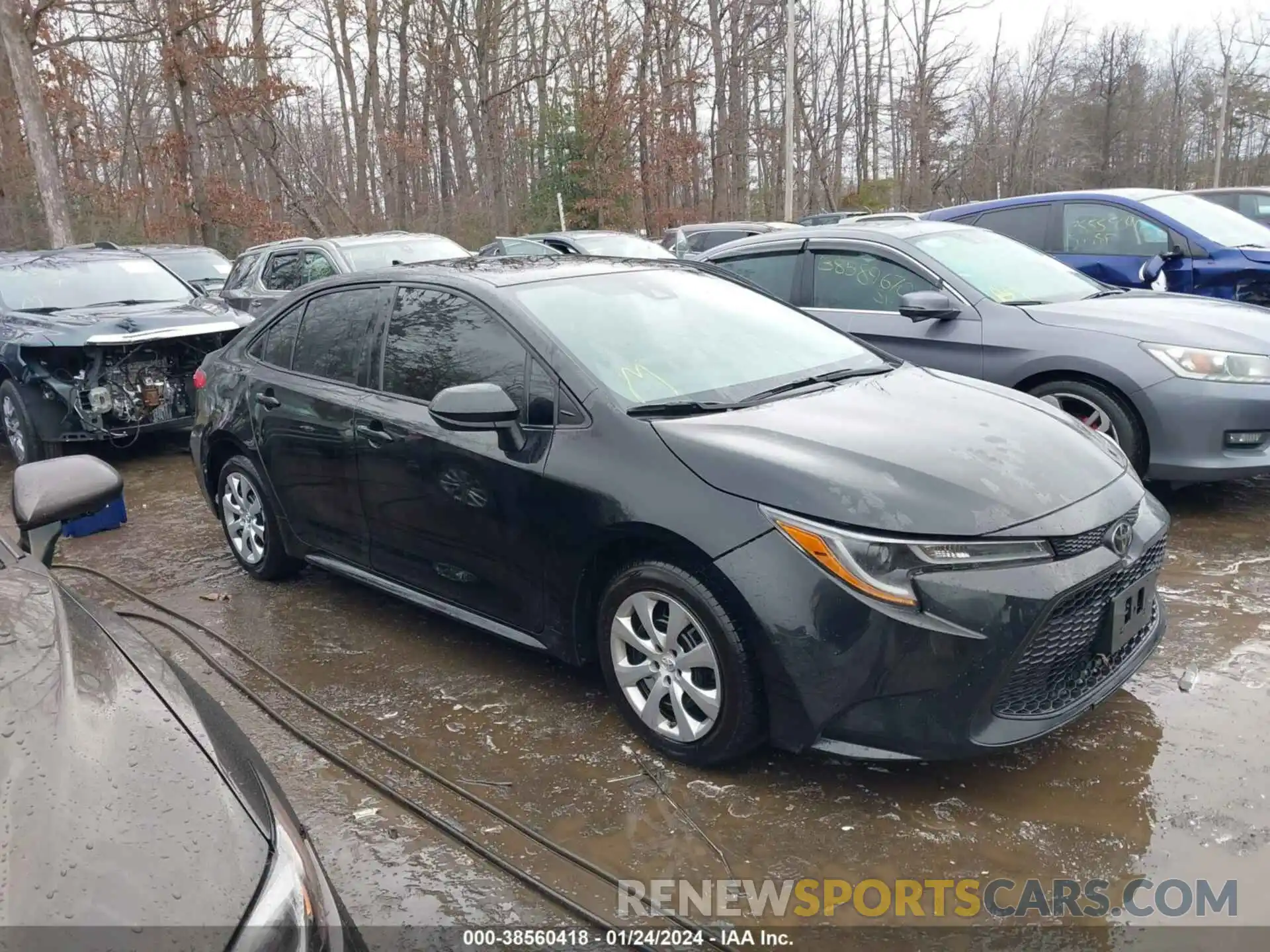 1 Photograph of a damaged car 5YFEPRAEXLP125713 TOYOTA COROLLA 2020