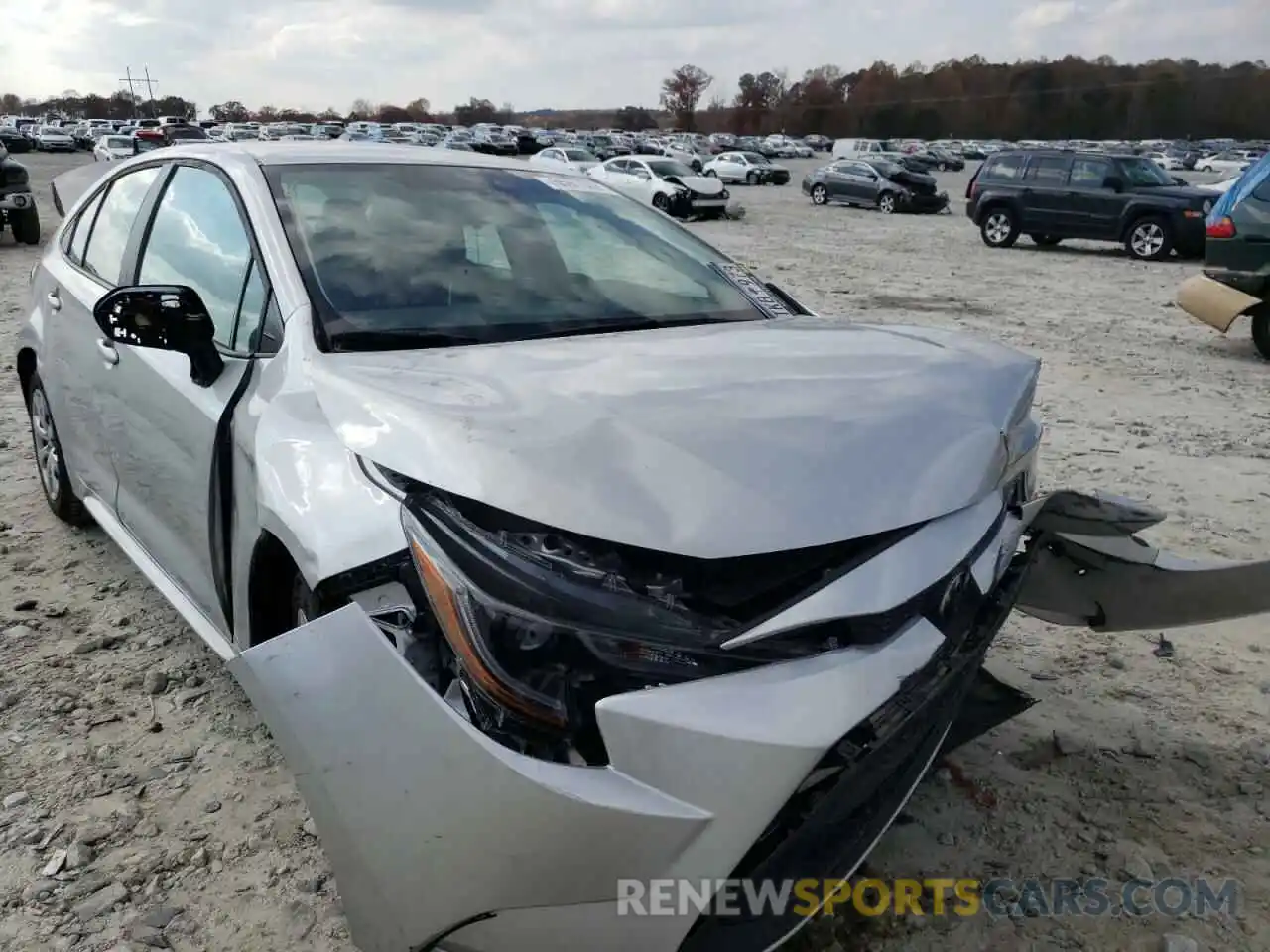 1 Photograph of a damaged car 5YFEPRAEXLP126599 TOYOTA COROLLA 2020