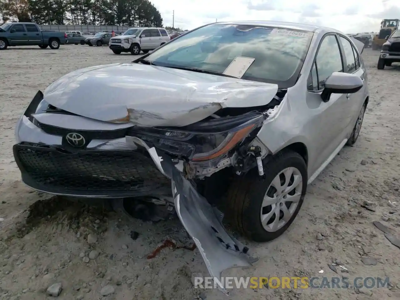 2 Photograph of a damaged car 5YFEPRAEXLP126599 TOYOTA COROLLA 2020