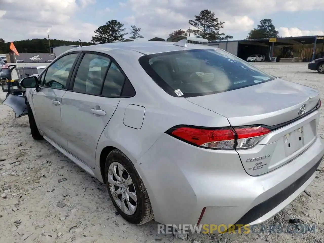 3 Photograph of a damaged car 5YFEPRAEXLP126599 TOYOTA COROLLA 2020