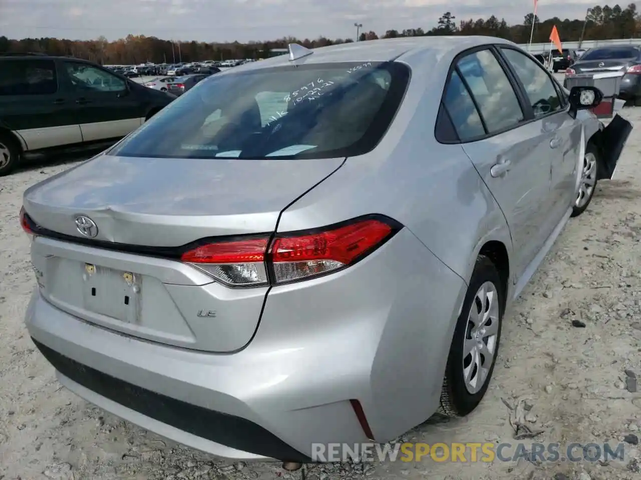 4 Photograph of a damaged car 5YFEPRAEXLP126599 TOYOTA COROLLA 2020