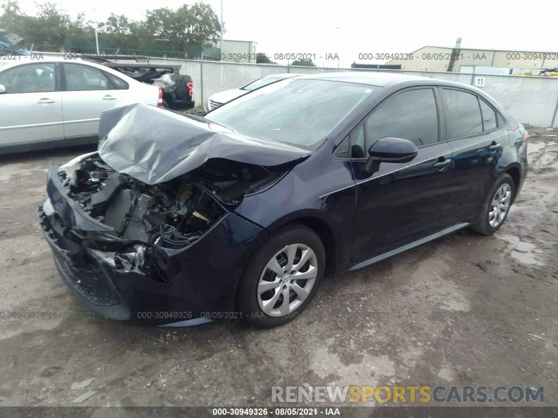 2 Photograph of a damaged car 5YFEPRAEXLP127266 TOYOTA COROLLA 2020