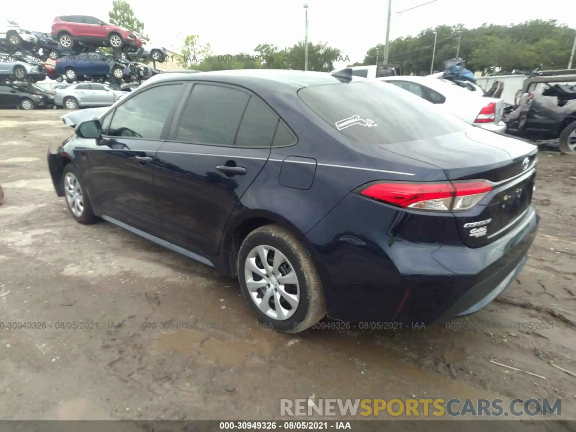 3 Photograph of a damaged car 5YFEPRAEXLP127266 TOYOTA COROLLA 2020