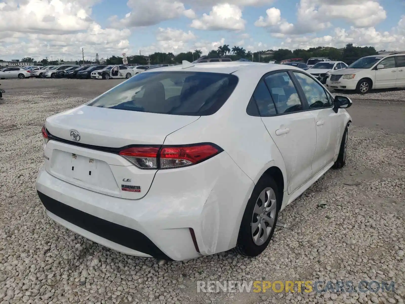 4 Photograph of a damaged car 5YFEPRAEXLP127333 TOYOTA COROLLA 2020