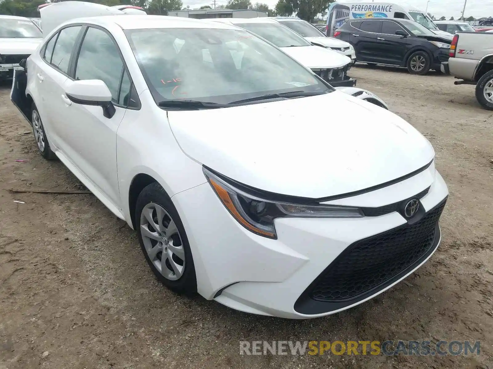 1 Photograph of a damaged car 5YFEPRAEXLP127817 TOYOTA COROLLA 2020