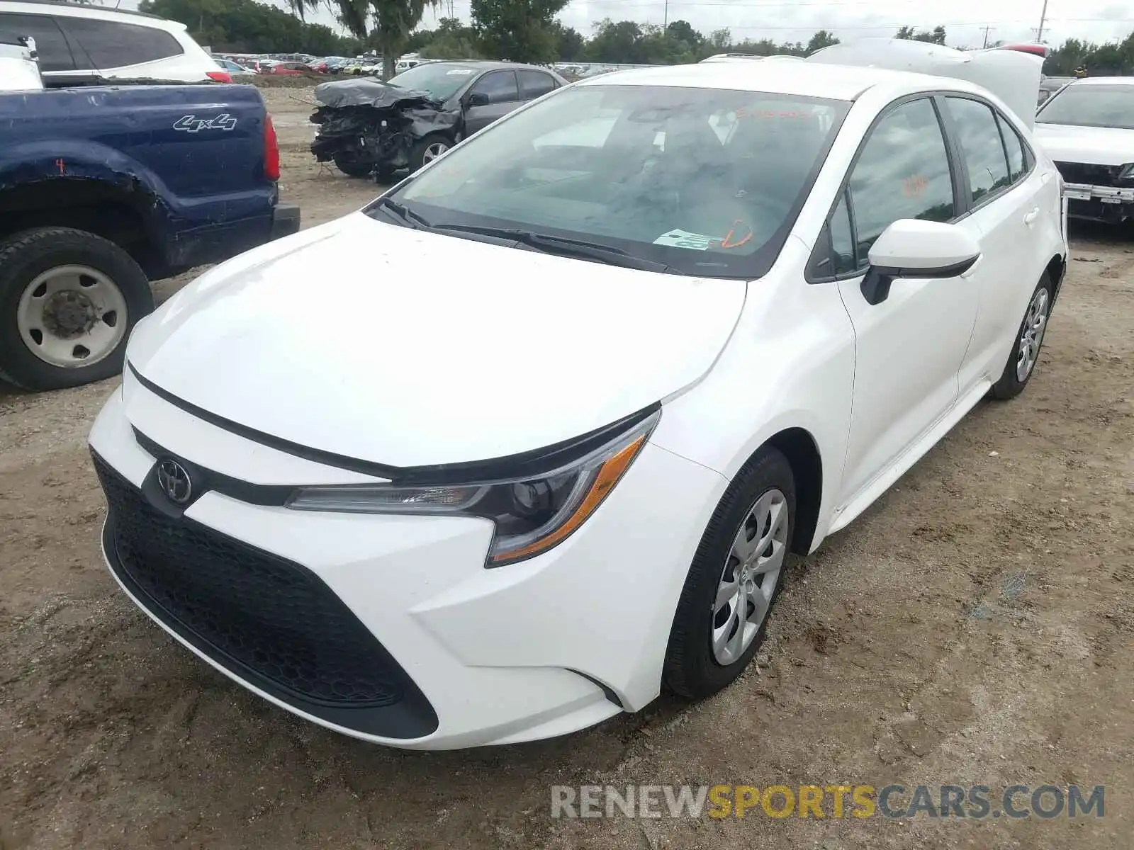 2 Photograph of a damaged car 5YFEPRAEXLP127817 TOYOTA COROLLA 2020