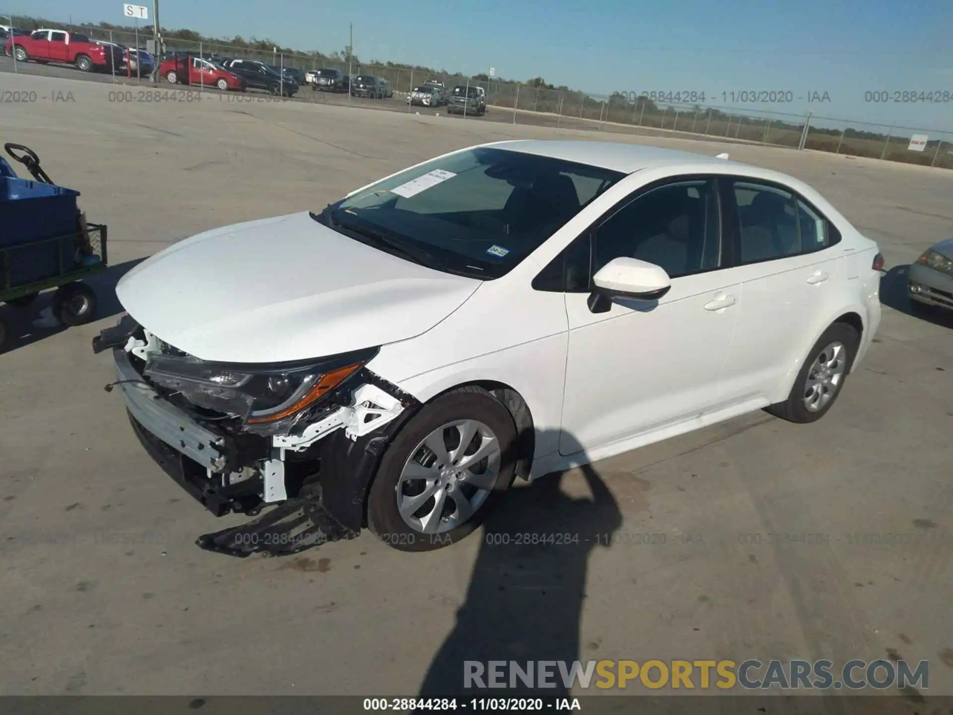 2 Photograph of a damaged car 5YFEPRAEXLP127834 TOYOTA COROLLA 2020