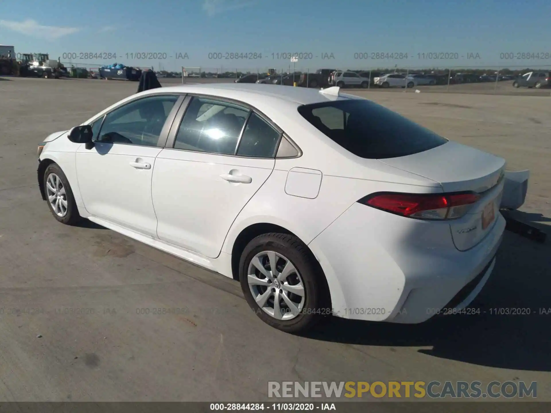 3 Photograph of a damaged car 5YFEPRAEXLP127834 TOYOTA COROLLA 2020