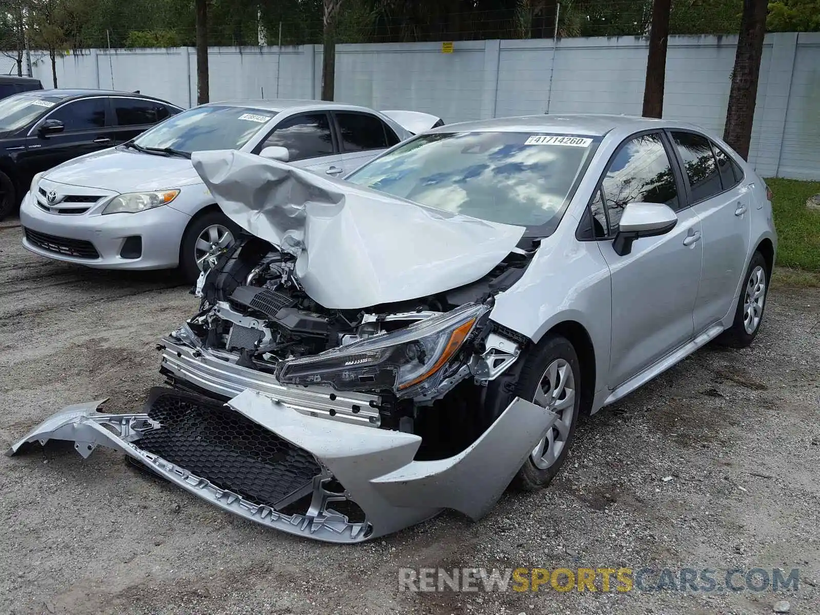 2 Photograph of a damaged car 5YFEPRAEXLP128336 TOYOTA COROLLA 2020