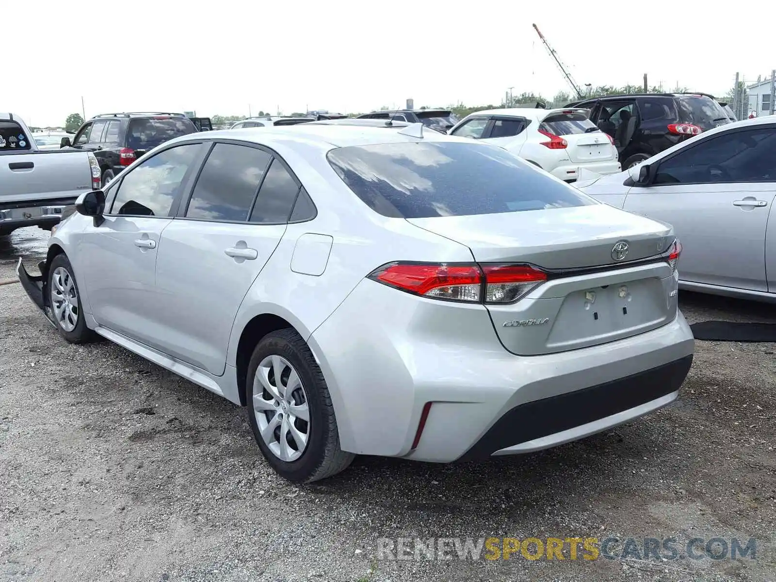 3 Photograph of a damaged car 5YFEPRAEXLP128336 TOYOTA COROLLA 2020