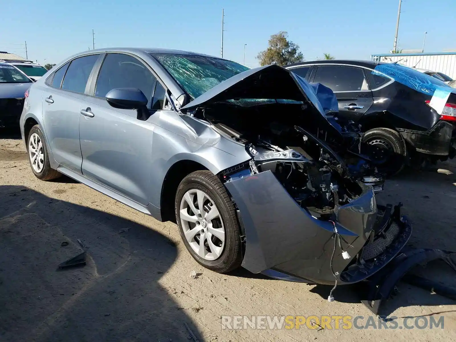 1 Photograph of a damaged car 5YFEPRAEXLP129292 TOYOTA COROLLA 2020