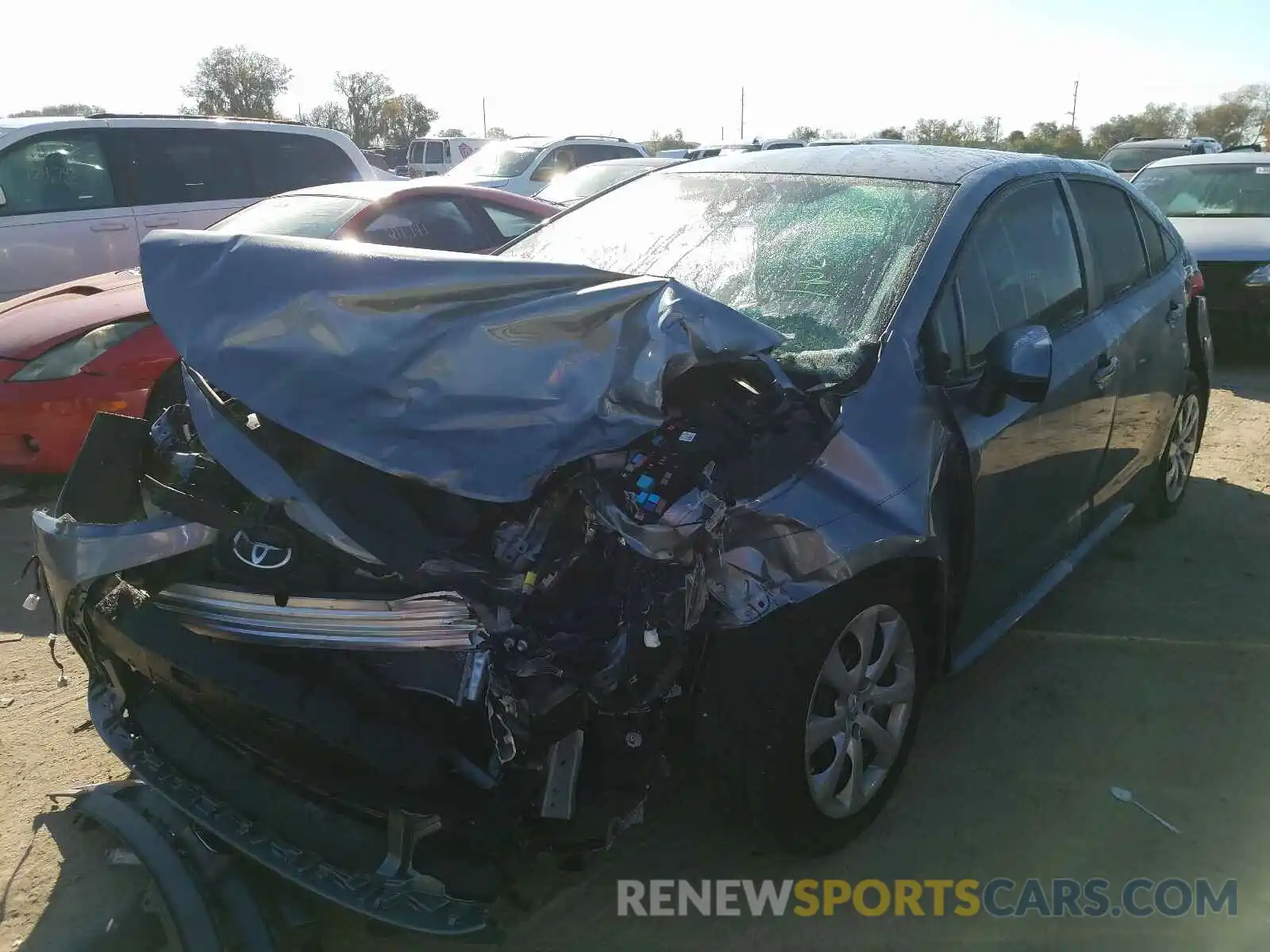 2 Photograph of a damaged car 5YFEPRAEXLP129292 TOYOTA COROLLA 2020