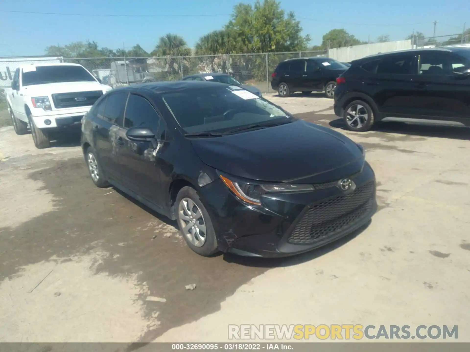 1 Photograph of a damaged car 5YFEPRAEXLP129647 TOYOTA COROLLA 2020